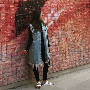 Long Zara Denim Vest